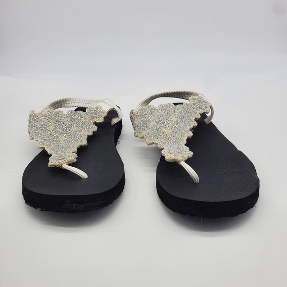 Skechers Shoes Women's 9 Cali Meditation Floral Lover Thong Sandals - Picture 3 of 12